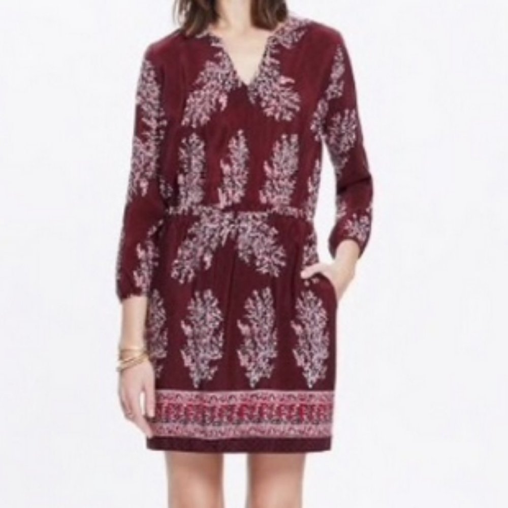 Madewell Silk Lassi Floral Dress - Picture 11 of 11